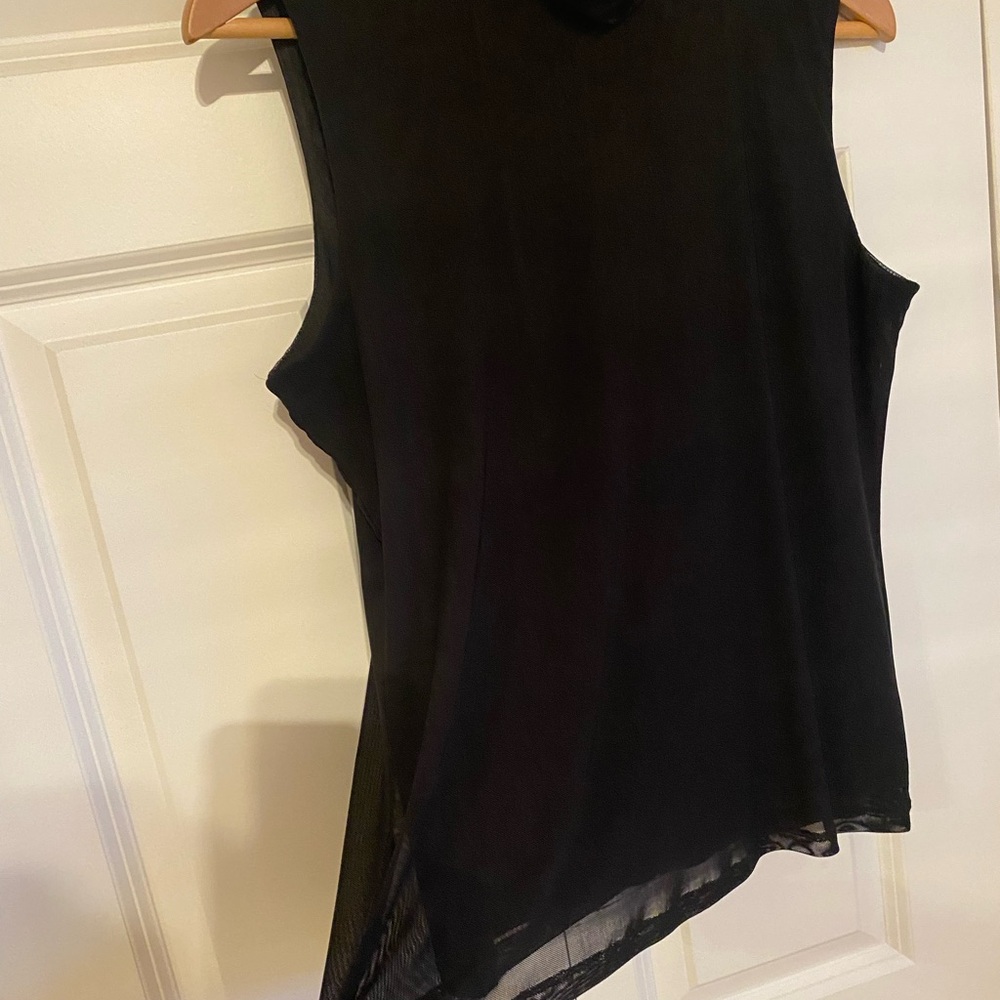 Elegant Black Sleeveless Top